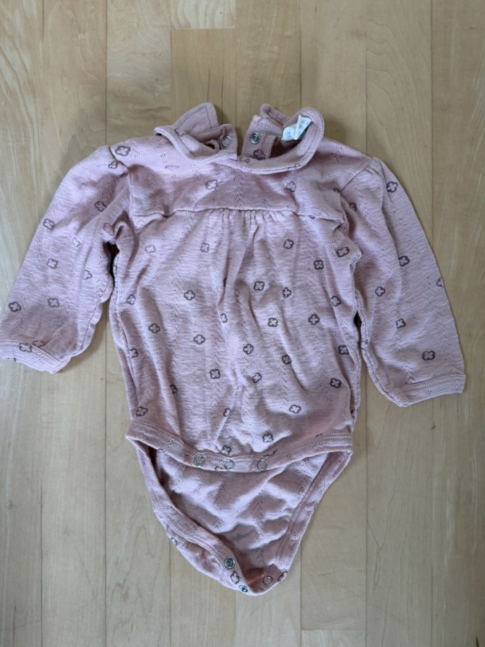 Kate Quinn Dusty Pink Baby Girl Bodysuit 6-12M